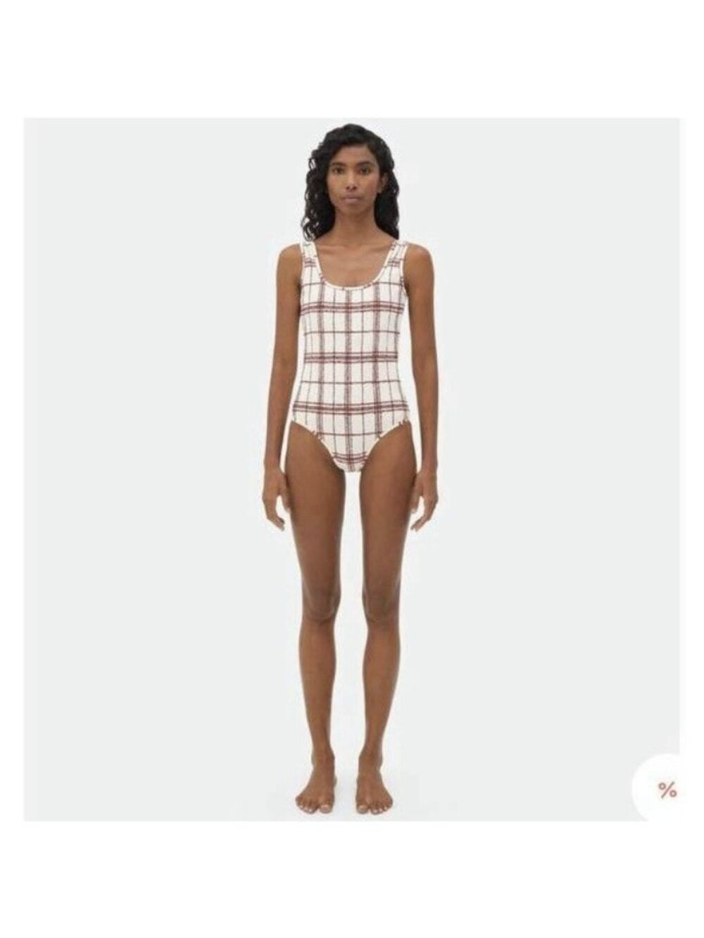 NWT BOTTEGA VENETA SMOKED NYLON SWIMSUIT Sz M